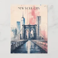 New York City Travel Postcard