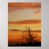 apricot skyscapes Poster