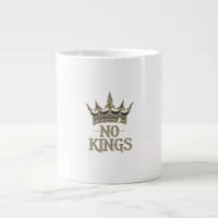 No Kings In America Vintage Graphic Giant Coffee Mug