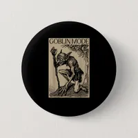 Goblin Mode Goblincore Fairycore Medieval Grunge A Button