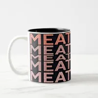 Meat Eater  Two-Tone Coffee Mug
