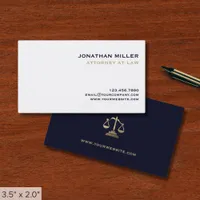 Minimalist Attorney at Law Business Card