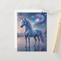 Beautiful Fantasy Unicorn Postcard