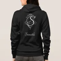 Personalized Monogram Initial  Hoodie