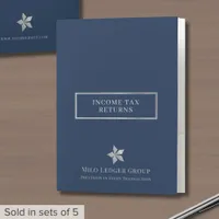 Tax Return Folders Custom Logo