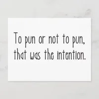 To Pun or Not to Pun,