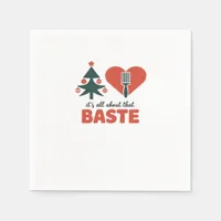 All About That Baste Christmas Classic Retro Look Napkins