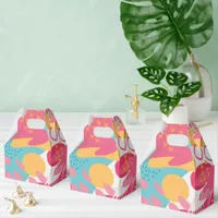 Colorful Abstract Favor Boxes