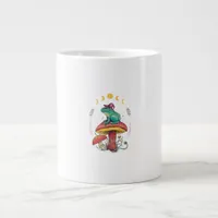 Cottagecore Aesthetic Goblincore Frog Wizard On Mu Giant Coffee Mug