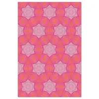 Pretty Stars Rosy Pink and Orange Tissue Paper