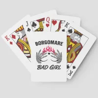 Bgm Bad Girl II - Skeleton Heart Hands   Poker Cards