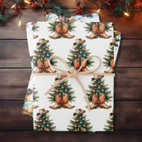 Country and Western Rustic Christmas Wrapping Paper Sheets