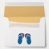 Summer Beach Party Sandals Envelope