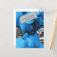 Peace in a Lifetime of War Collage Postcard