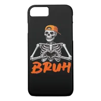 Bruh Skeleton Hand Heart Halloween Costumes Men Cl iPhone 8/7 Case