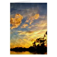 Sunset dimensions Card