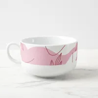 Minimalist Pattern Soup Mug