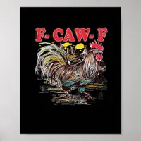 F-Caw-F Hei Hei Moana Rooster Classic Funny Graphi Poster