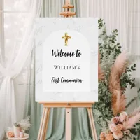 First Communion marble arch welcome Foam Board