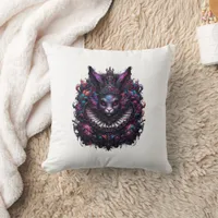 Evil Rabbit Throw Pillow
