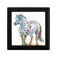 Colorful Appaloosa Pony Gift Box