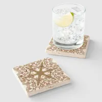 Kaleidoscope wood - Wood kaleidoscope Stone Coaster