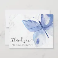 Funeral Sympathy Marble Thank You Note