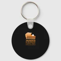 Funny  Tshirt Pumpkin Pie Thanksgiving Fall Keychain