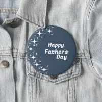 Retro Stars "Happy Father's Day" Button