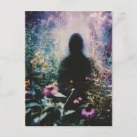 In the Garden Abstract Postcard