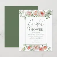 Budget Elegant Floral Script Bridal Shower
