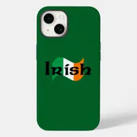 Irish Flag with Celtic Font Case-Mate iPhone 14 Case