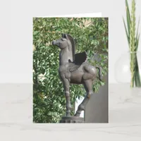 Plaza Winged Horse Card