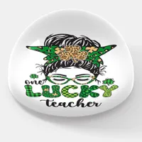 One Lucky Teacher - St. Patrick's Day  Paperweight