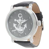 Watch - Anchor in White