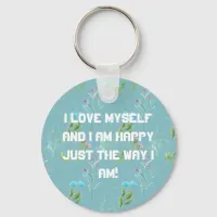 I love myself keychain