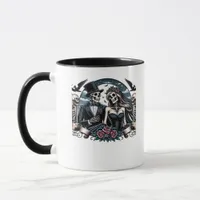 Gothic Love Till Death Do Us Part Romantic Style Mug