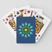 Playing Cards - Blue and Green Mandala