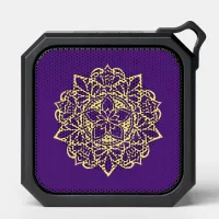 Purple and Yellow Mandala Bluetooth Speaker