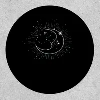 Whimsigoth Starry Night Moon Witchy Classic Patch