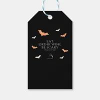 Hallowine Halloween Quote Eat Drink Gift Tags