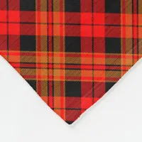 Black Red Orange Seamless Tartan Fleece Blanket