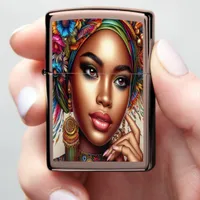 Exquisite Filipino Woman Masterpiece Art  Zippo Lighter