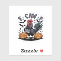 F-Caw-F Humor Crow Funny Gothic Sticker
