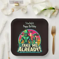 Take Me Already! UFO Adventures  Paper Plates