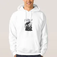Funny F-Caw-F Crow Funny Halloween Retro Classic Hoodie
