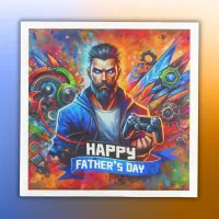 Happy Father's Day Daddy Gamer | Paper Dinner Napkins