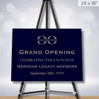 Professional Grand Opening Party Welcome Sign