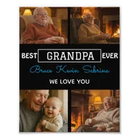 Best Grandpa Ever Photo Collage