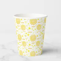 Sunshine Birthday Party Paper Cups – Boho Little S